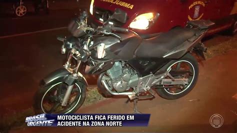 Motociclista Fica Ferido Em Acidente Na Avenida Saul Elkind Youtube