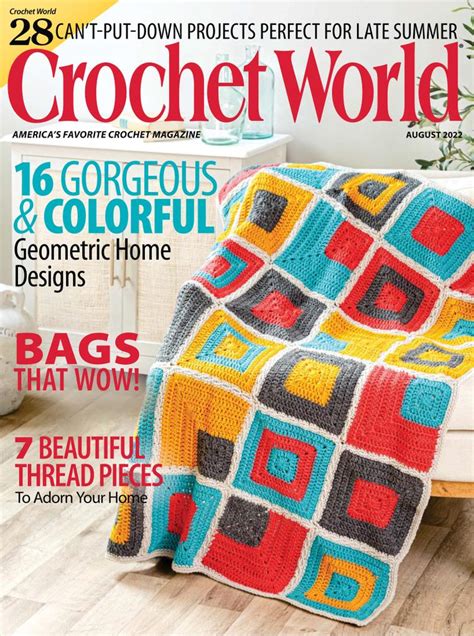 Crochet World August 2022 Digital DiscountMags Ca