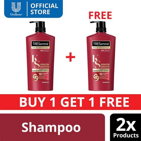 Hair Shampoo ⚘buy 1 Take 1 Tresemme Keratin Smooth Kera10 Shampoo 900ml