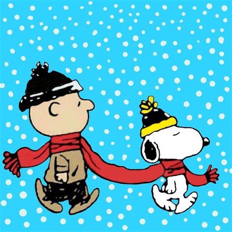 Winter Charlie Brown And Snoopy Snoopy Snoopy And Woodstock