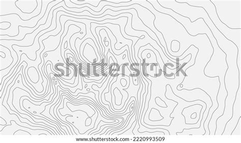 Stylized Height Topographic Map Contour Lines Stock Vector Royalty Free 2220993509 Shutterstock