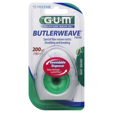 Sunstar Gum® Butlerweave Waxed Floss In Mint Best Deals And Price History At Honey