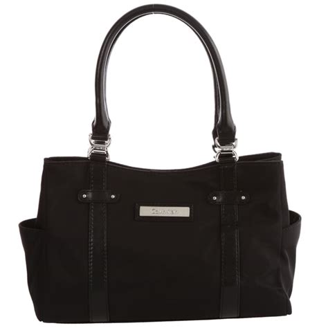 Calvin Klein Black Nylon Tote Bag Free Shipping Today 14192707