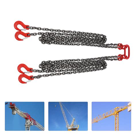 X Ft Lifting Chain Sling G Spreader Leg With Grab Hooks