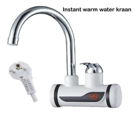 Kokend Warm Water Kraan Kraan Elektrisch Boiler Met Led