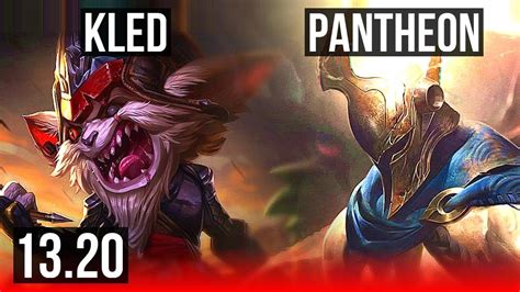 Kled Vs Pantheon Top 14 2 10 Legendary 6 Solo Kills 400 Games