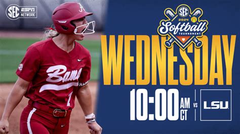 Softball Opens Sec Tournament Play Wednesday Vs Lsu Alabama Athletics