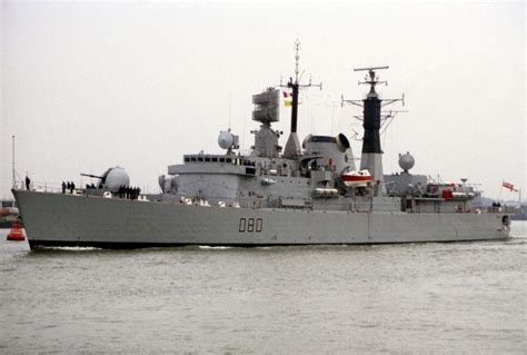 Hms Sheffield D80 Type 42 Sheffield Class Batch 1 Guided Missile