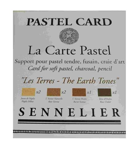 Pastel Card La Carte Pastel Les Terres Sennelier 3046451903955