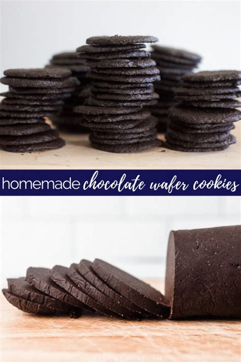 Chocolate Wafer Cookies Recipe - Smells Like Home