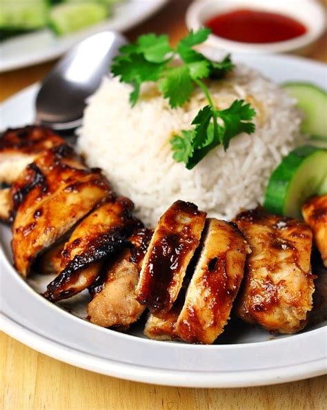 Hoisin Sauce And Five Spice Grilled Chicken Rice Inspired By Malaysian Roast Chicken Rice Fuss