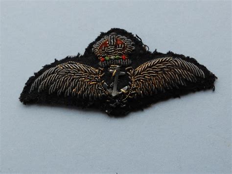 Wwii Fleet Air Arm Pilots Wings Elliott Military