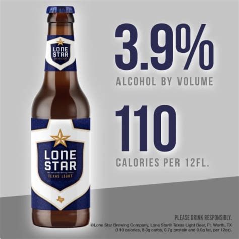 Lone Star Texas Light Lager Beer 6 Bottles 12 Fl Oz QFC