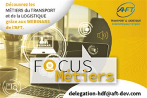 Focus Métiers Hauts de France le Transport Routier de Marchandises