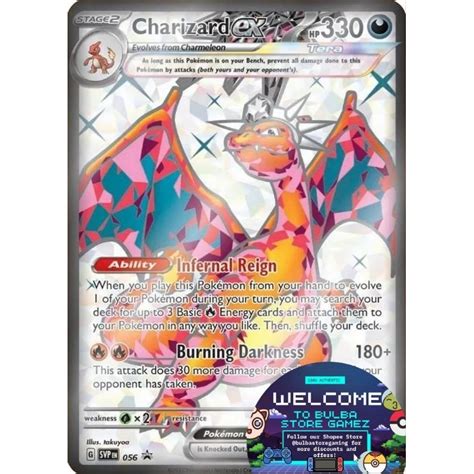 Charizard Ex Promo SVP056 Charizard Ex Premium Collection Box Pokemon