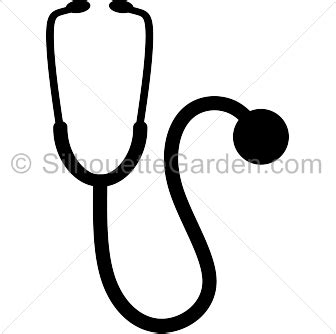 Stethoscope Silhouette | Clip art, Silhouette clip art, Free clip art