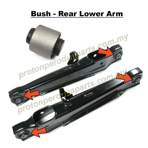 Bush Rear Lower Arm Link Tulang Anjing Panjang Proton Wira Satria