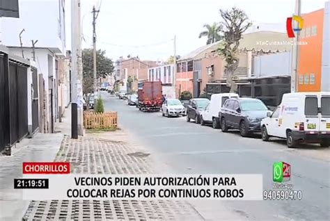 Vecinos de La Campiña de Chorrillos piden