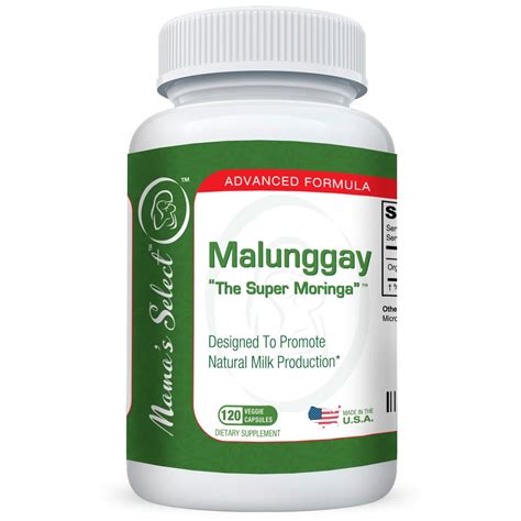 Mama S Select Malunggay For Breast Milk Increase Veggie Capsules