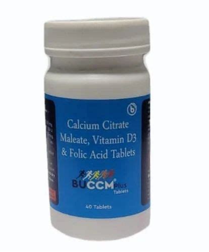 Calcium Citrate Maleate Vitamin D Folic Acid Tablet At Rs Bottle