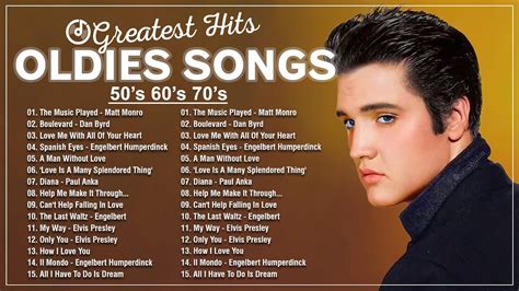 Elvis Presley Engelbert Humperdinck Paul Anka Matt Monro Golden