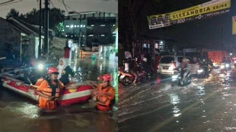 Wilayah Pamulang Tangsel Diguyur Hujan Sejak Sore Jalan Dr Setiabudi