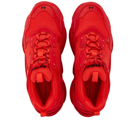 Balenciaga Triple S Sneaker Red End Sg