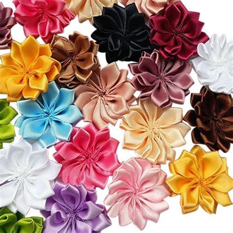 Amazon Chenkou Craft Pcs Mm Mix Ribbon Flowers Bows