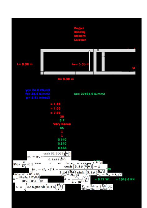 Seismic Design Of Liquid Retaining Structures Aci R Appendix B