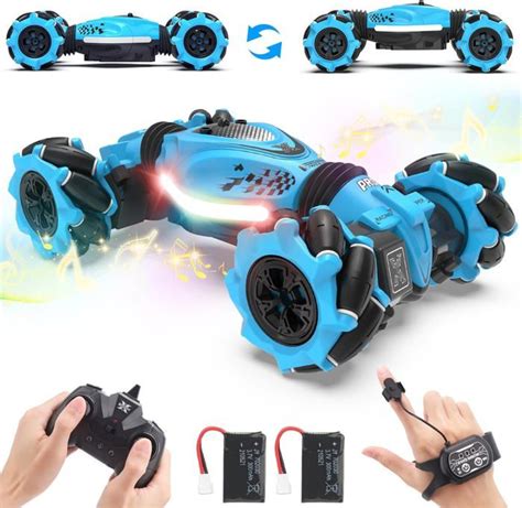 Voiture Telecommand Tout Terrain Rc Stunt Auto Car T L Command E Avec