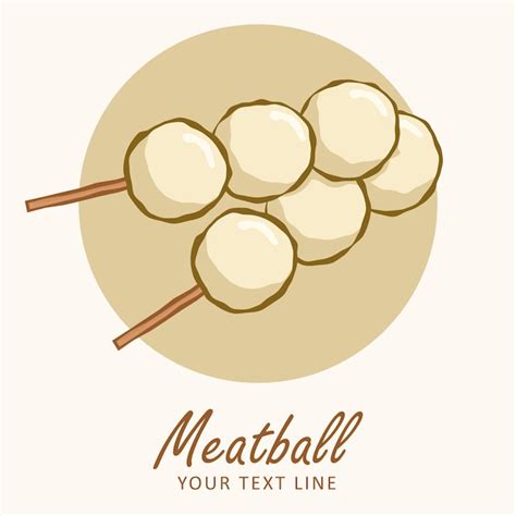 Premium Vector Delicious Meatball Illustration In Vector Design