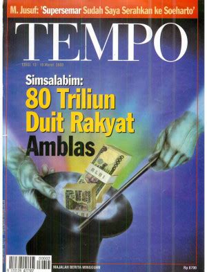 Edisi Minggu Maret Majalah Tempo Co