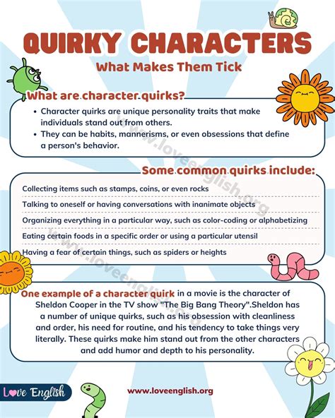 Character Quirks: Examples of Characters with Unconventional Quirks ...