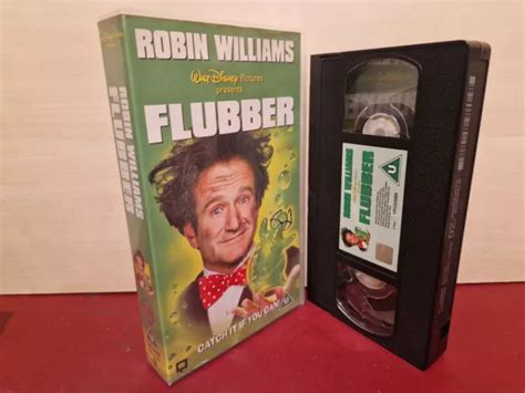 Flubber Robin Williams Walt Disney Pal Vhs Video Tape H