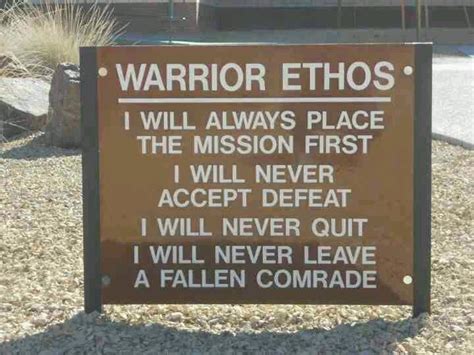 Warrior Ethos Quotes. QuotesGram