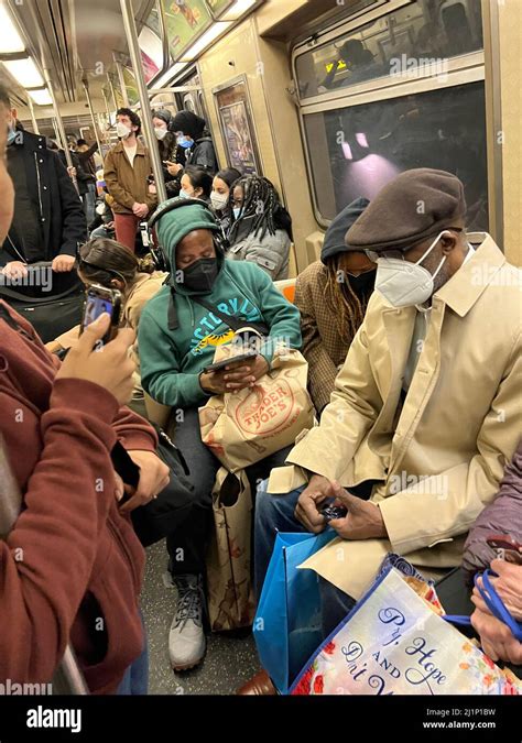 New York City Subway Trains Are Crowded Again During Rush Hour Where