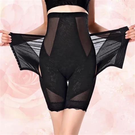 High Waist Girdle Tummy Control Panties With Adjustable Hooks Butt