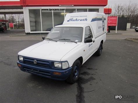 1994 Volkswagen Taro pickup, truck registration - Car Photo and Specs