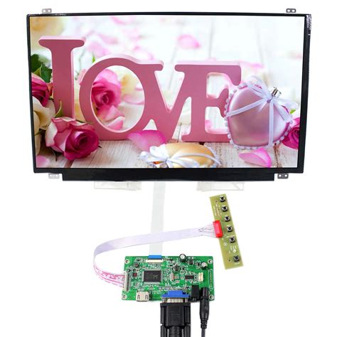 HDMI VGA LCD Controller Board With 15 6inch 1920x1080 IPS Lcd Screen