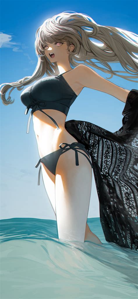 Honnryou Hanaru Original Bad Id Bad Twitter Id Highres Girl Bikini Black Bikini