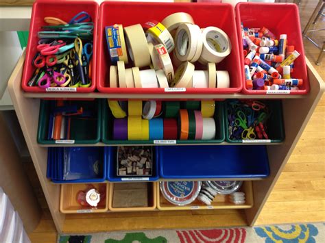 Organization system for collage materials Art Studio Organization, Classroom Organization ...