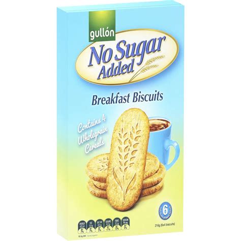 Gullon No Added Sugar Breakfast Biscuits Plain 216g | Woolworths