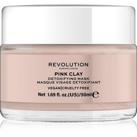 Revolution Skincare Pink Clay Máscara Detox Facial 50ml Kuantokusta