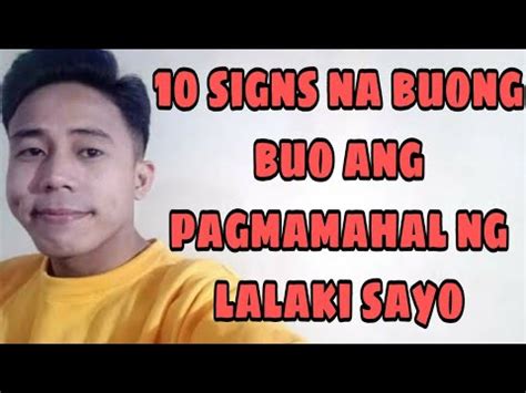 SIGNS NA BUONG BUO ANG PAGMAMAHAL NG LALAKI SAYO Aldin Capa YouTube