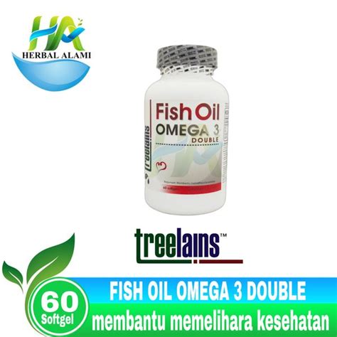 Jual Treelains Fish Oil Omega 3 Double Formula 1000mg Isi 60s Di Lapak