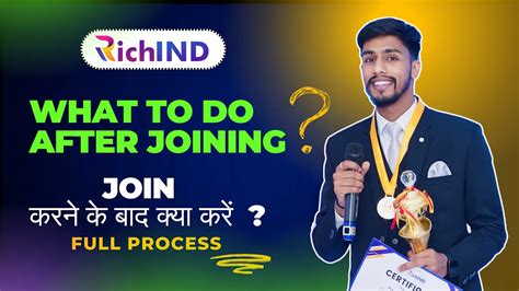 What To Do After Joining Richind Affiliate Marketing Richind Se