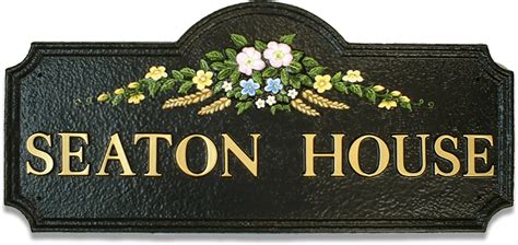 Flower Arrangement Floral House Signs Village Green Signs