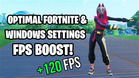 BEST Settings To Boost FPS In Fortnite In Game Windows Settings