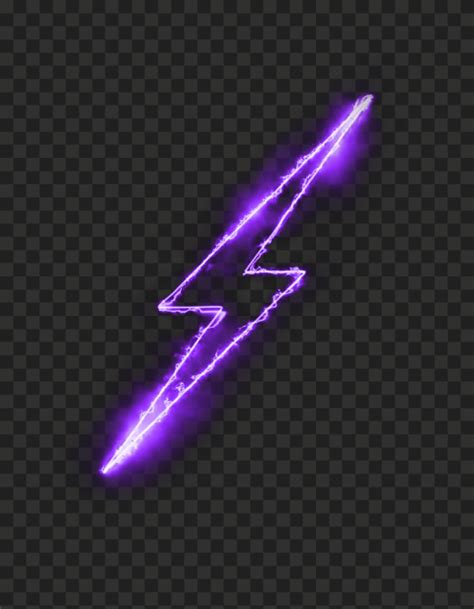 Purple Glowing Lighting Bolt Png Citypng The Best Porn Website