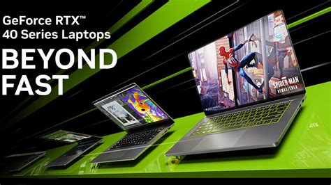 Nvidiaがノートpc向けgpu「geforce Rtx 40 Series Laptops」を発表、前世代gpuよりもパフォーマンスや省